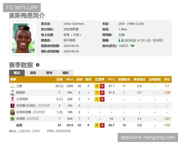 奥斯梅恩意甲冠军核心身份的含金量解析